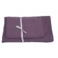 Håndklæder i hør 2 stk.,Purple
